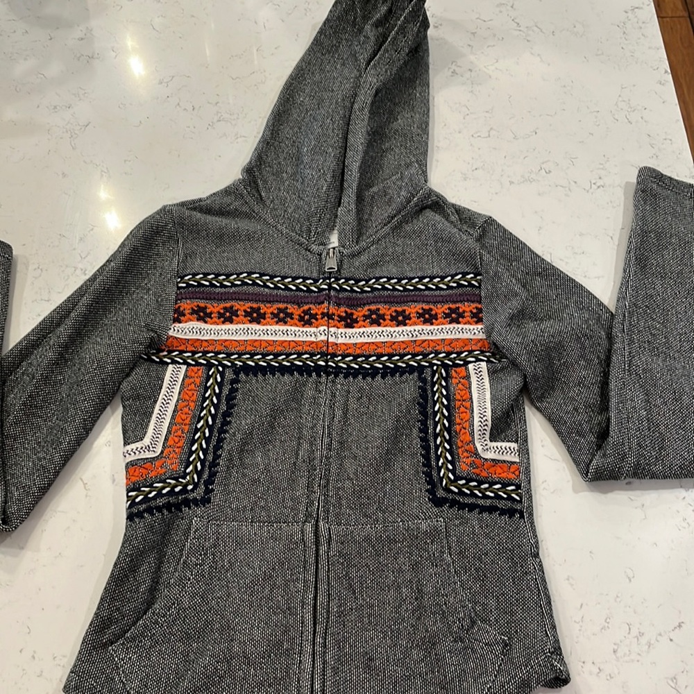 Lucky Brand Lucky Lotus patterned jacket in XS.